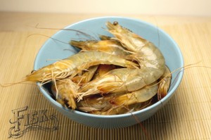Krewetka biała dzika, rozmiar 30/40,  250g