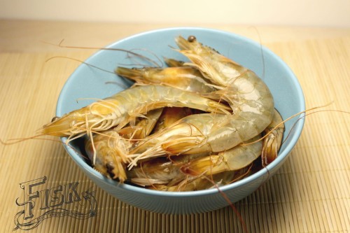 Krewetka biała dzika, rozmiar 30/40,  250g