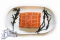 Łosoś wędz. na zimno, polędwica, 300g